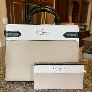 Authentic Kate Spade bag and wallet set